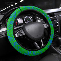 Sierra Leone Crest Steering Wheel Cover with National Coat of Arms and Flag Colors