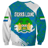 Sierra Leone Crest Sweatshirt with National Coat of Arms and Flag Colors