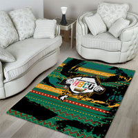 Rooting For Every HBCU Area Rug Pan African Kente Pattern - History And Knowledge Torch