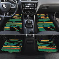 Rooting For Every HBCU Car Mats Pan African Kente Pattern - History And Knowledge Torch