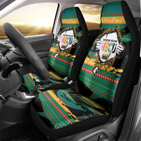 Rooting For Every HBCU Car Seat Cover Pan African Kente Pattern - History And Knowledge Torch