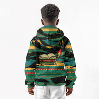 Rooting For Every HBCU Kid Hoodie Pan African Kente Pattern - History And Knowledge Torch