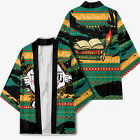Rooting For Every HBCU Kimono Pan African Kente Pattern - History And Knowledge Torch