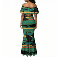 Rooting For Every HBCU Mermaid Dress Pan African Kente Pattern - History And Knowledge Torch