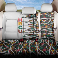 Historically Black Colleges Universities HBCU Back Car Seat Cover Pan African Colors Tribal Pattern Typography