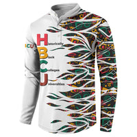 Historically Black Colleges Universities HBCU Button Sweatshirt Pan African Colors Tribal Pattern Typography