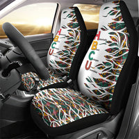 Historically Black Colleges Universities HBCU Car Seat Cover Pan African Colors Tribal Pattern Typography