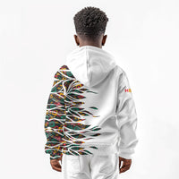 Historically Black Colleges Universities HBCU Kid Hoodie Pan African Colors Tribal Pattern Typography