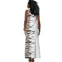 Historically Black Colleges Universities HBCU Tank Maxi Dress Pan African Colors Tribal Pattern Typography