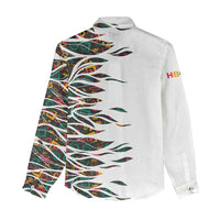 Historically Black Colleges Universities HBCU Women Casual Shirt Pan African Colors Tribal Pattern Typography