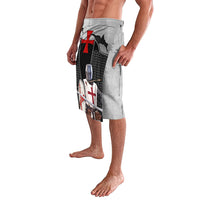 Knights Templar Warrior Red Cross Lavalava Crusader Knight In Chainmail Armor With Shield And Sword Art