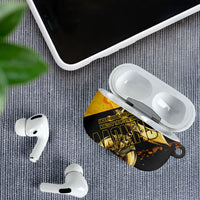 Nobles Shriners Pharaoh AirPods Case Egyptian Pharaoh King Tut Art With Gold Scimitar Emblem