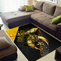 Nobles Shriners Pharaoh Area Rug Egyptian Pharaoh King Tut Art With Gold Scimitar Emblem