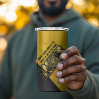 Nobles Shriners Pharaoh 4 in 1 Can Cooler Tumbler Egyptian Pharaoh King Tut Art With Gold Scimitar Emblem