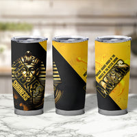 Nobles Shriners Pharaoh Tumbler Cup Egyptian Pharaoh King Tut Art With Gold Scimitar Emblem