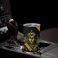 Nobles Shriners Pharaoh Tumbler Cup Egyptian Pharaoh King Tut Art With Gold Scimitar Emblem