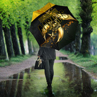 Nobles Shriners Pharaoh Umbrella Egyptian Pharaoh King Tut Art With Gold Scimitar Emblem