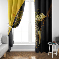 Nobles Shriners Pharaoh Window Curtain Egyptian Pharaoh King Tut Art With Gold Scimitar Emblem