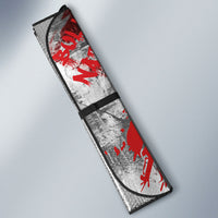 Personalized Chicago City Skyline Auto Sun Shade Urban Graffiti Street Art - Second City Windy City