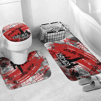 Personalized Chicago City Skyline Bathroom Set Urban Graffiti Street Art - Second City Windy City
