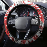 Chicago City Skyline Steering Wheel Cover Urban Graffiti Street Art - Second City Windy City