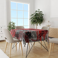Personalized Chicago City Skyline Tablecloth Urban Graffiti Street Art - Second City Windy City