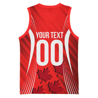 Personalized Canada Soccer Moose Goal Basketball Jersey Red Maple Leaf Football Mascot