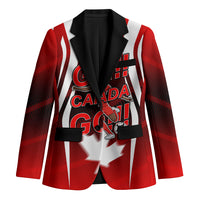 Custom Canada Soccer Player Blazer Go Canada Maple Leaf