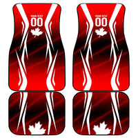 Custom Canada Soccer Player Car Mats Go Canada Maple Leaf