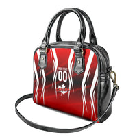 Custom Canada Soccer Player Shoulder Handbag Go Canada Maple Leaf