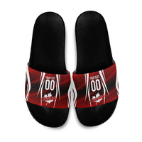Custom Canada Soccer Player Slide Sandals Go Canada Maple Leaf