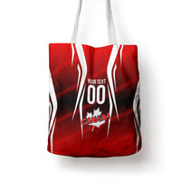 Custom Canada Soccer Player Tote Bag Go Canada Maple Leaf