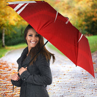 Custom Canada Soccer Player Umbrella Go Canada Maple Leaf