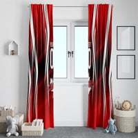 Custom Canada Soccer Player Window Curtain Go Canada Maple Leaf