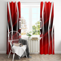 Custom Canada Soccer Player Window Curtain Go Canada Maple Leaf