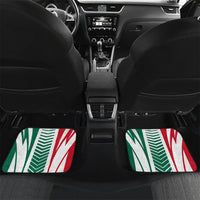Personalized Mexico Football Car Mats Mexican Flag Jaguar Mascot Soccer Ball