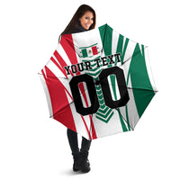 Personalized Mexico Football Umbrella Mexican Flag Jaguar Mascot Soccer Ball
