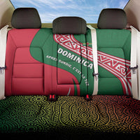 Dominica Back Car Seat Cover with Sisserou Parrot and Tribal Pattern Design - Wonder Print Shop