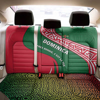 Dominica Back Car Seat Cover with Sisserou Parrot and Tribal Pattern Design - Wonder Print Shop