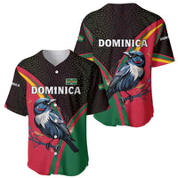 Dominica Baseball Jersey with Sisserou Parrot and Tribal Pattern Design - Wonder Print Shop