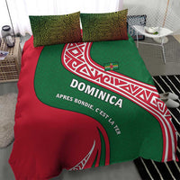 Dominica Bedding Set with Sisserou Parrot and Tribal Pattern Design - Wonder Print Shop