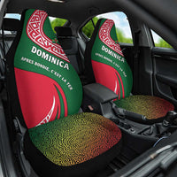 Dominica Car Seat Cover with Sisserou Parrot and Tribal Pattern Design - Wonder Print Shop