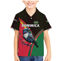 Dominica Family Matching Mermaid Dress and Hawaiian Shirt with Sisserou Parrot and Tribal Pattern Design - Wonder Print Shop