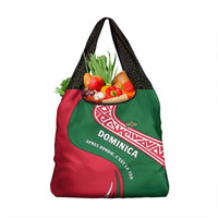 Dominica Grocery Bag with Sisserou Parrot and Tribal Pattern Design - Wonder Print Shop
