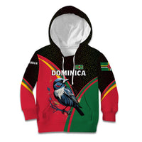 Dominica Kid Hoodie with Sisserou Parrot and Tribal Pattern Design - Wonder Print Shop