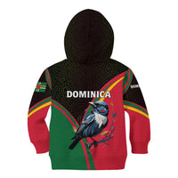 Dominica Kid Hoodie with Sisserou Parrot and Tribal Pattern Design - Wonder Print Shop
