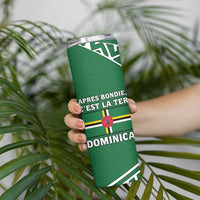 Dominica Skinny Tumbler with Sisserou Parrot and Tribal Pattern Design - Wonder Print Shop