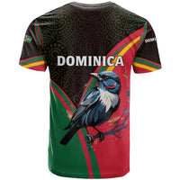 Dominica T Shirt with Sisserou Parrot and Tribal Pattern Design - Wonder Print Shop