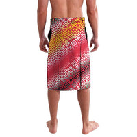 Dominica Flag Lavalava Red Yellow and Black with Coat of Arms and National Motto Design - Wonder Print Shop
