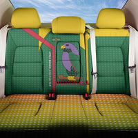 Dominica Flag Back Car Seat Cover National Parrot and Stars Design with Motto Apres Bondie C’est La Ter - Wonder Print Shop